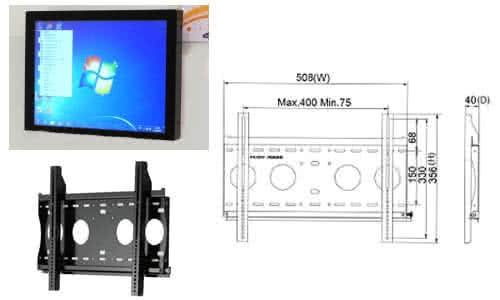 【Nextech】I系列 46吋-室外型 紅外線觸控螢幕-前防水-高亮度(前防水 高亮度)
