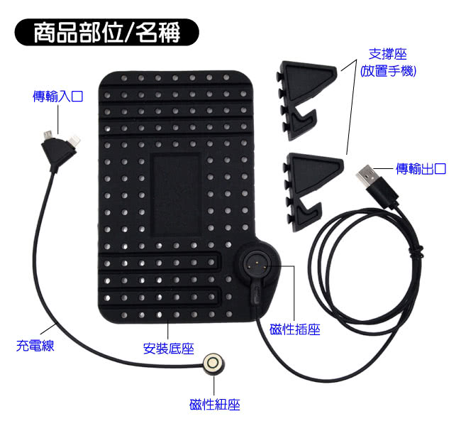 多功能手機充電架(luxgen納智捷 hyundai現代 honda本田 MAZDA馬自達 toyota 豐田)