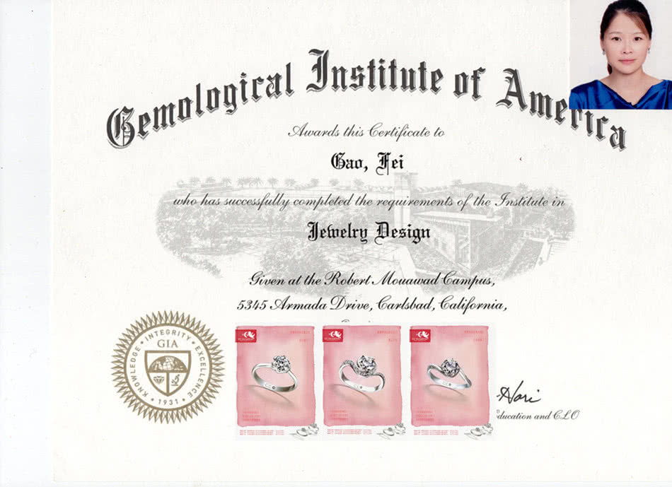 【CC Diamond】30分 獨家設計款 山茶花鑽墜(30分鑽墜)