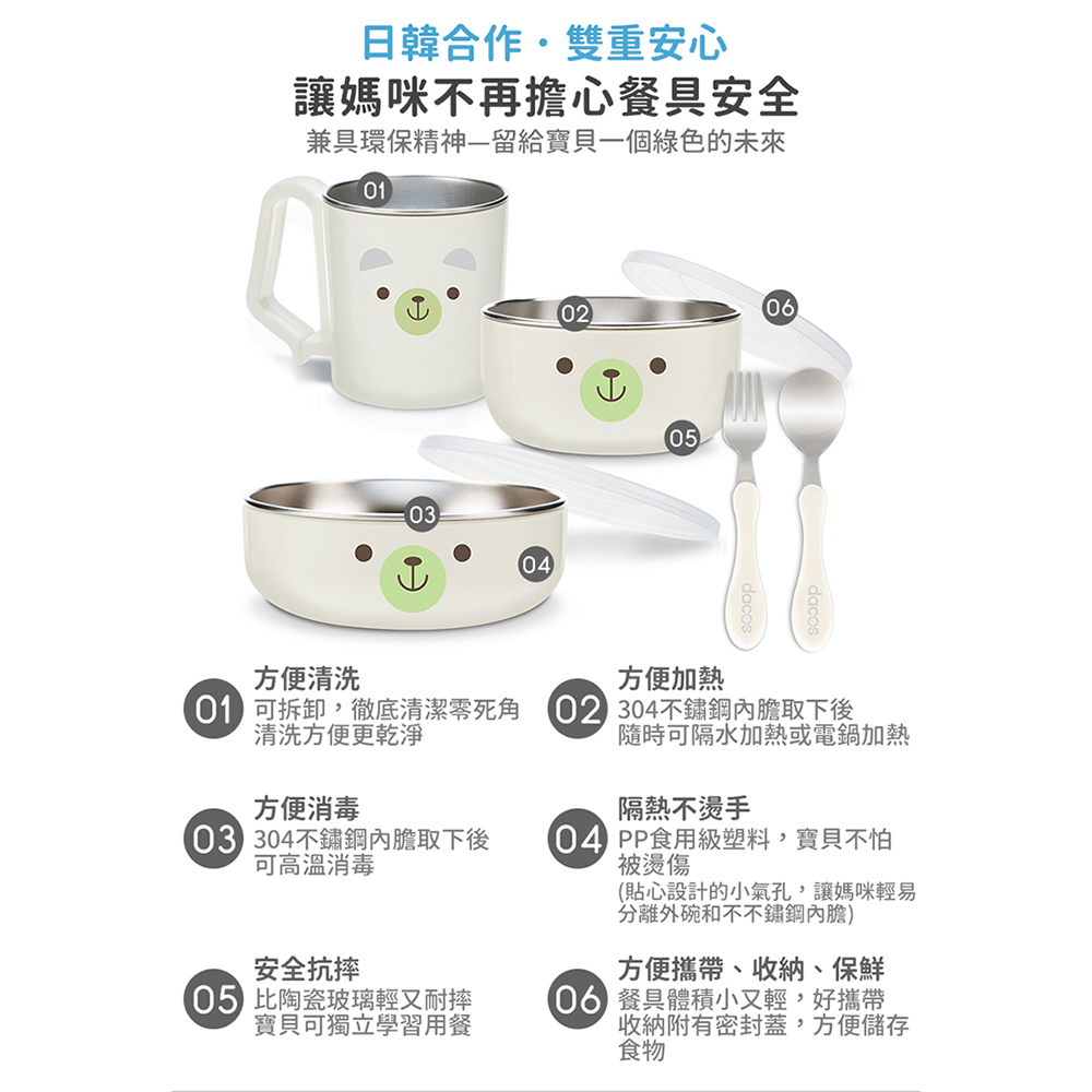 01 可拆卸,徹底清潔零死角 02 304不鏽鋼內膽取下後