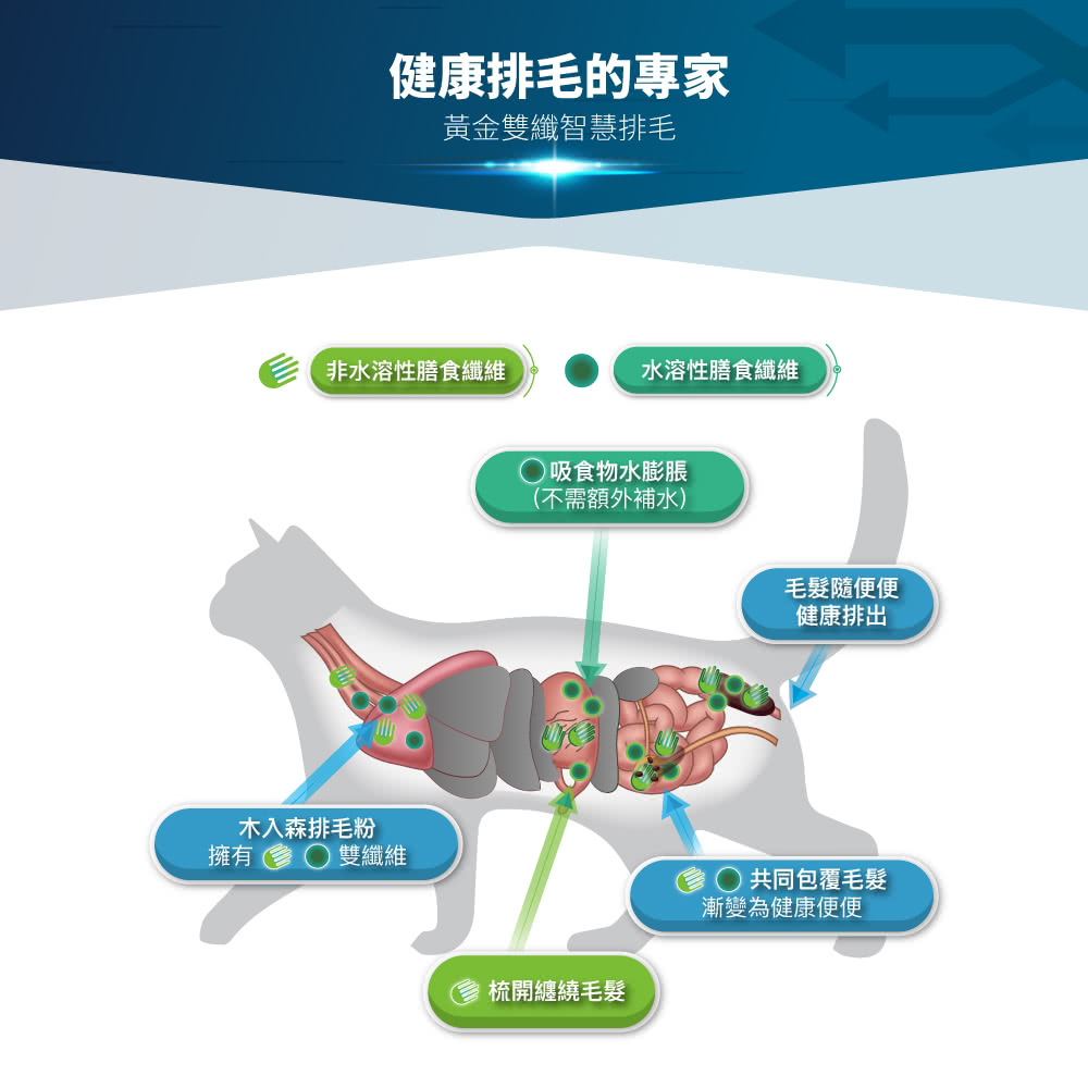 黃金雙纖智慧排毛