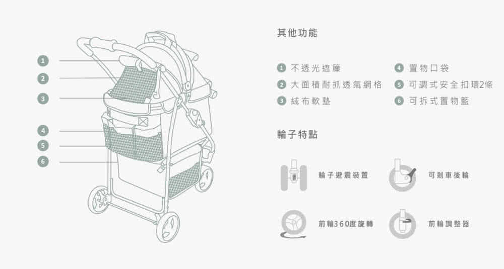 可調式安全扣環2條