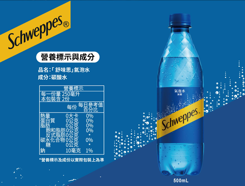 營養標示及成份以實際包裝上為準
