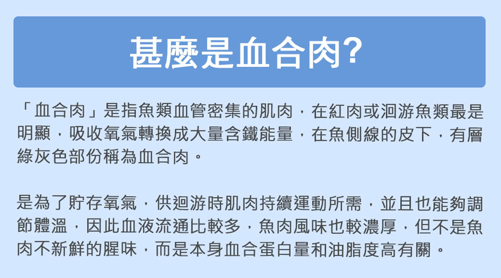 明顯,吸收氧氣轉換成大量含鐵能量,在魚側線的皮下,有層