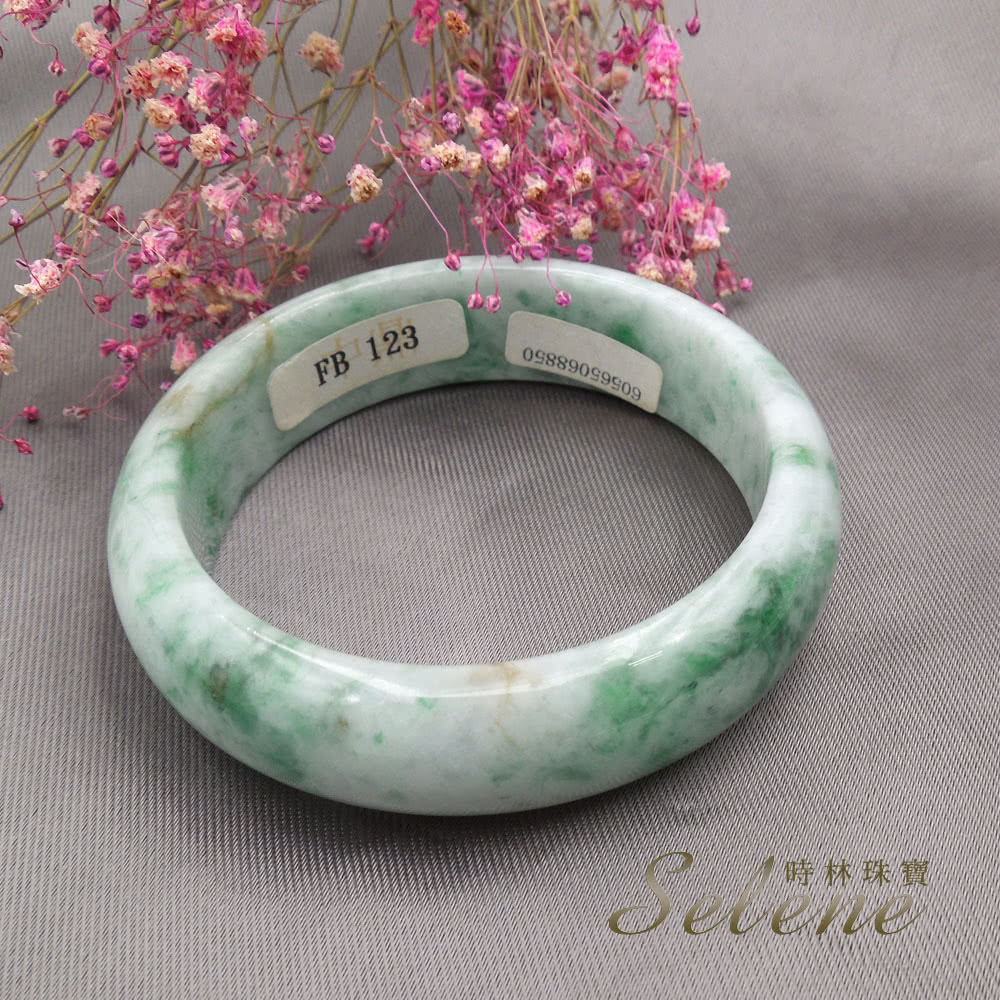 Selene】冰糯地花青種翡翠手鐲(A貨翡翠#9) - momo購物網- 好評推薦