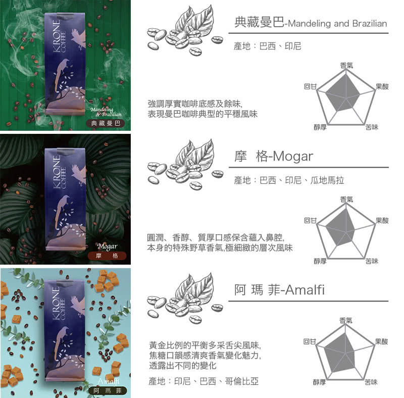 本身的特殊野草香氣,極細緻的層次風味