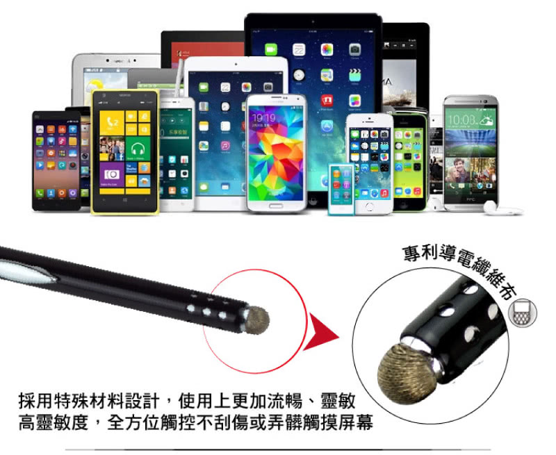 æ¡ç¨ç¹æ®ææè¨­è¨,ä½¿ç¨ä¸æ´å æµæ¢ãéæ é«éæåº¦,å¨æ¹ä½è§¸æ§ä¸å®å·æå¼é«è§¸æ¸å±å¹ å°å©å°é»çºç¶­å¸ 