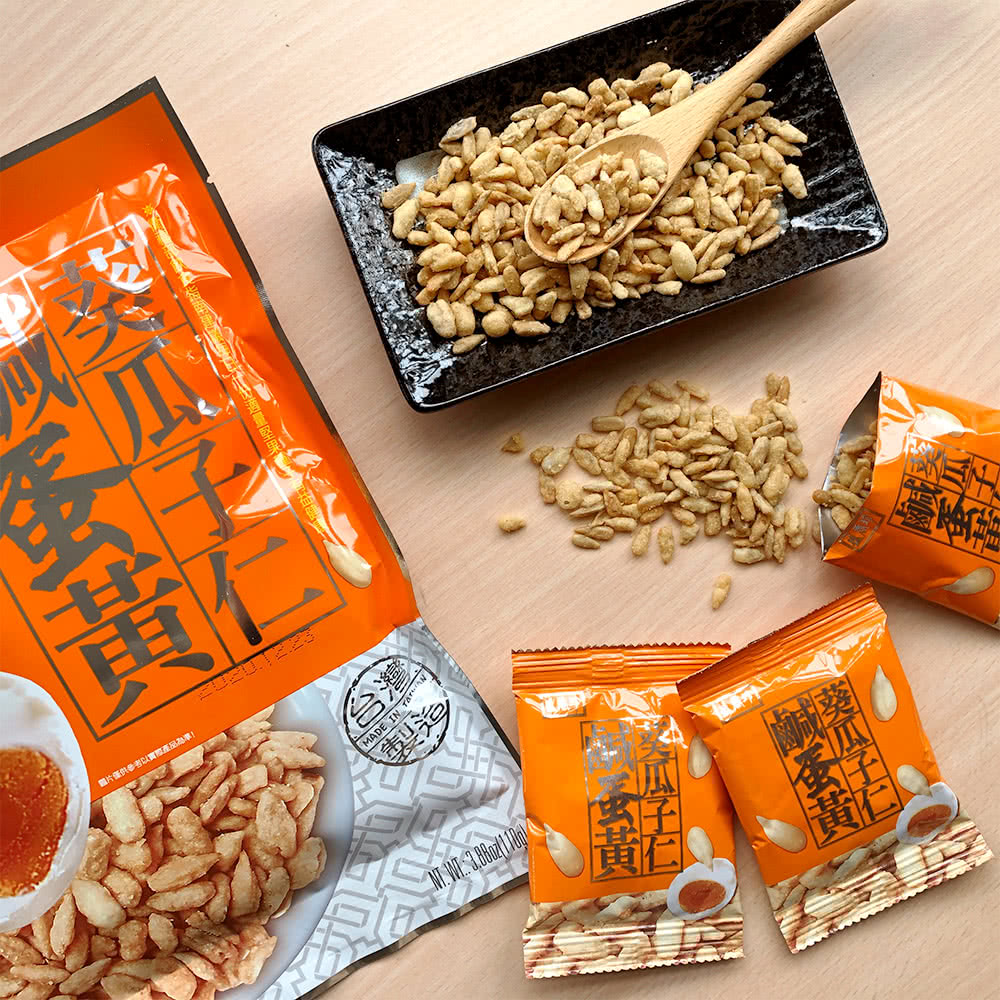 盛香珍 鹹蛋黃葵瓜子仁110g 全新口味獨家配方 Momo購物網
