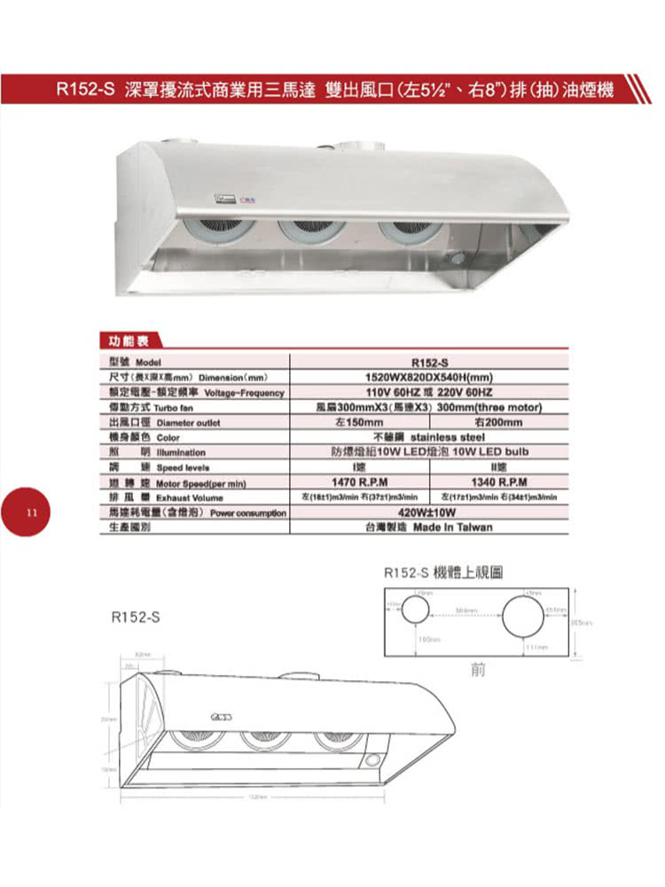 隆泰牌 R-152S - 詳情2
