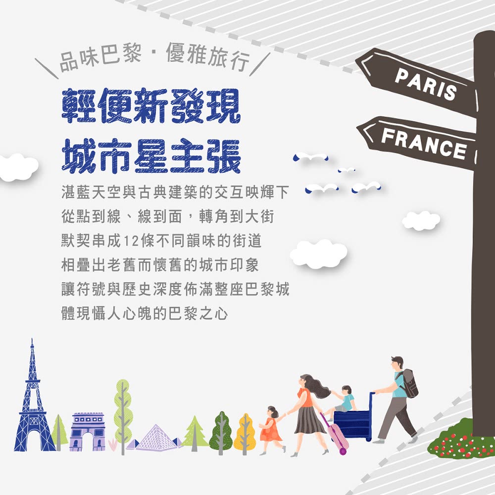 湛藍天空與古典建築的交互映輝下