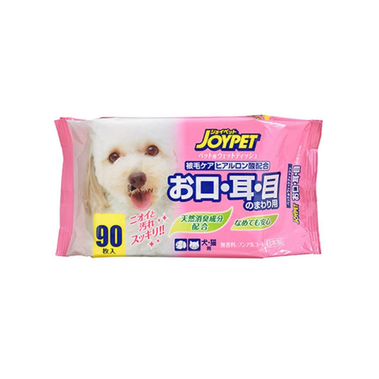 Joypet 寵倍家 眼 耳 口周圍濕紙巾 犬貓用 90 入 Momo購物網