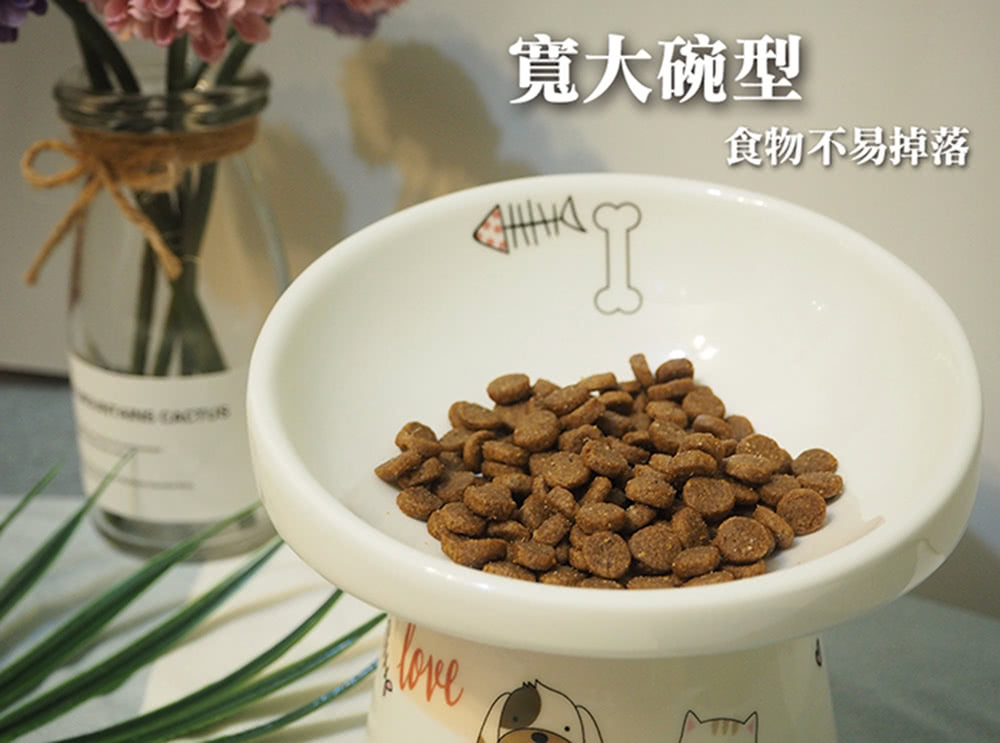 寬大碗型 食物不易掉落 