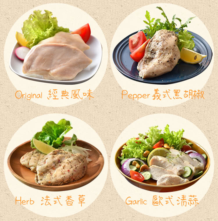 Onignal 經典風味 Pepper義式黑胡椒 Herb 法式香草 Garlic 歐式清蒜 
