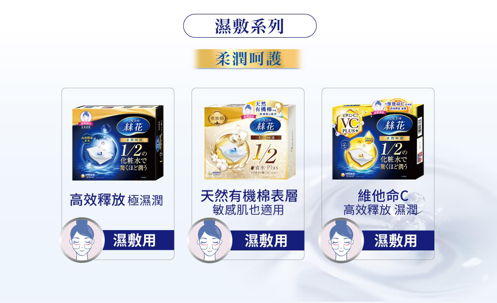 高效釋放 極濕潤