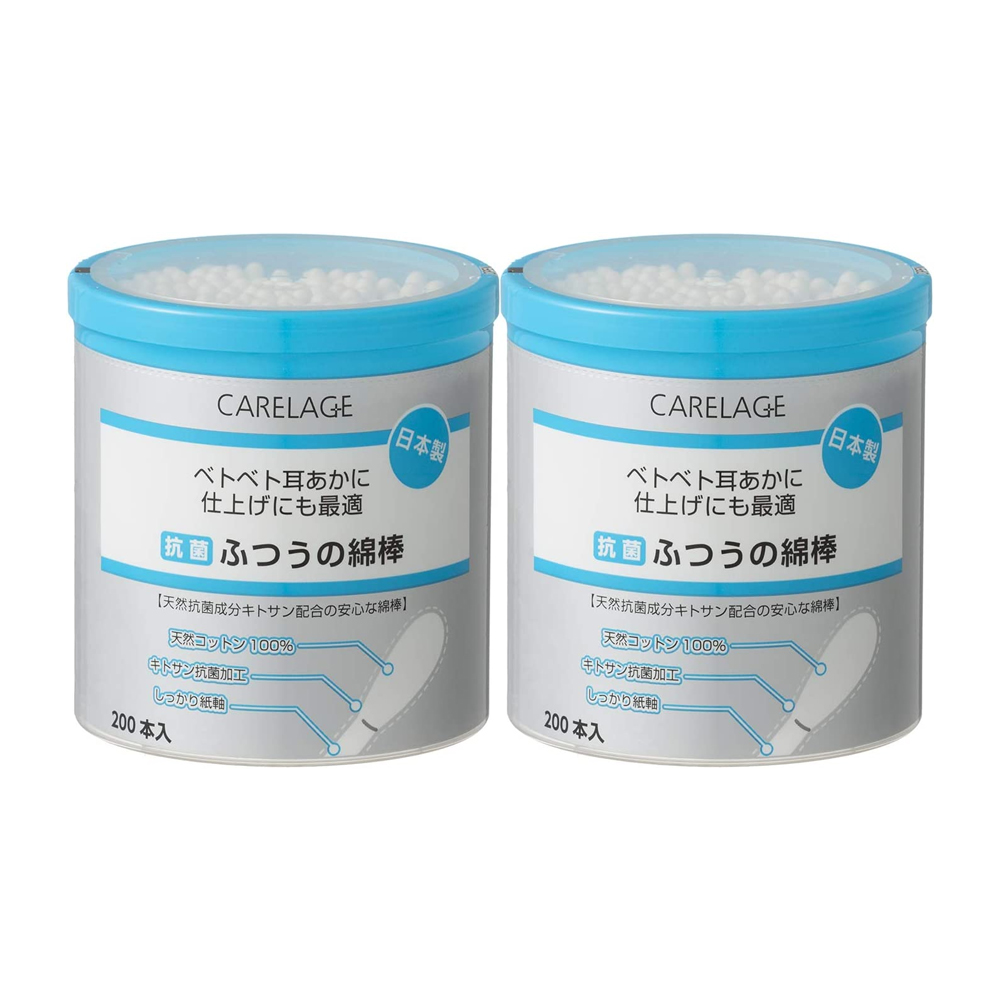 TOKYU HANDS 台隆手創館】日本製CARELAGE抗菌棉花棒400入- momo購物網