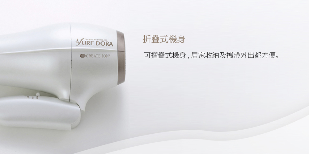 折疊式機身 可摺疊式機身,居家收納及攜帶外出都方便。 