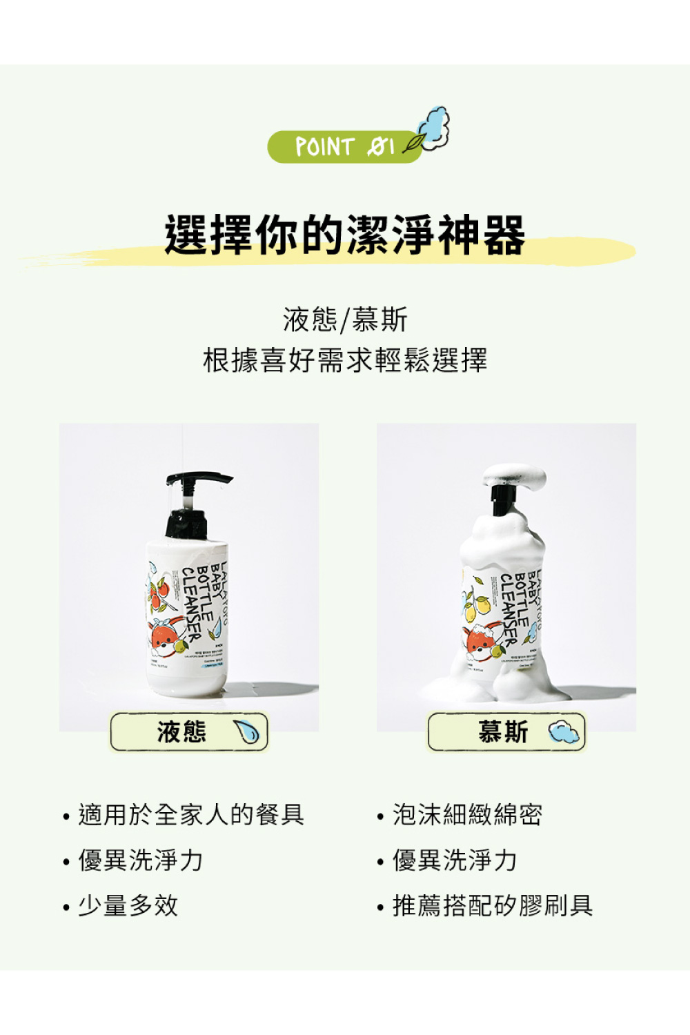 根據喜好需求輕鬆選擇