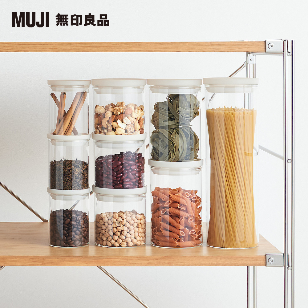 Muji 無印良品 耐熱玻璃圓形保存容器 500ml Momo購物網