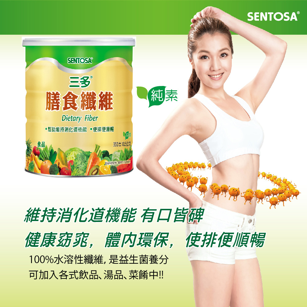 100%水溶性纖維, 是益生菌養分