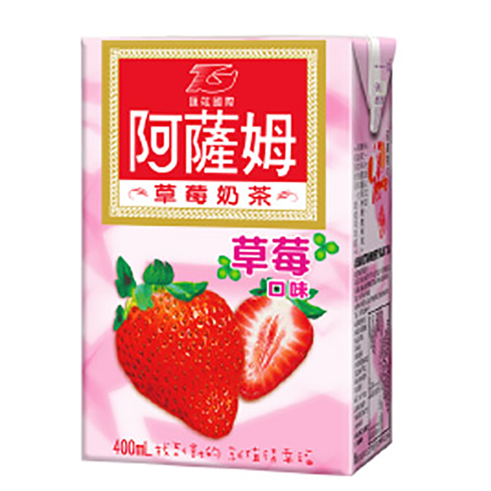 Assam strawberry Milk tea 400ml (4711162985086)
