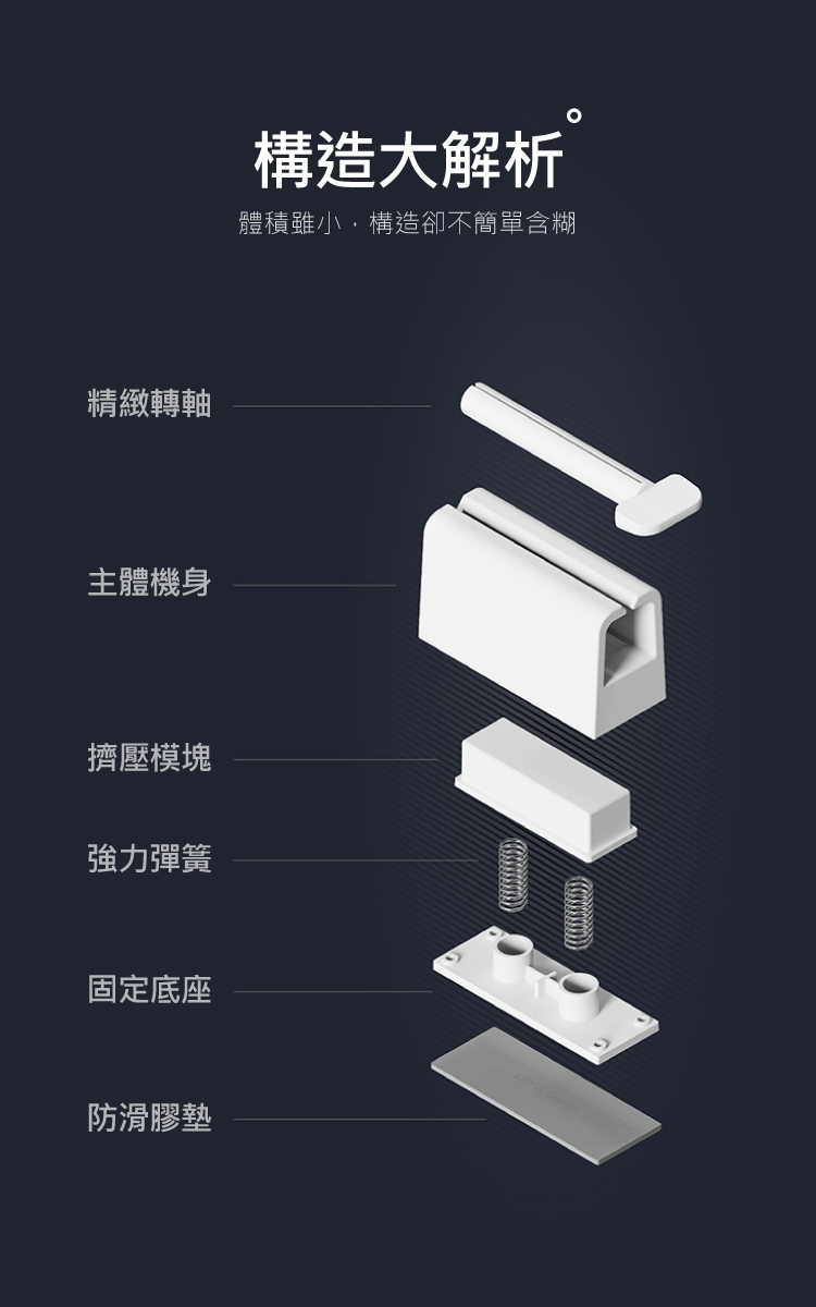 體積雖小,構造卻不簡單含糊