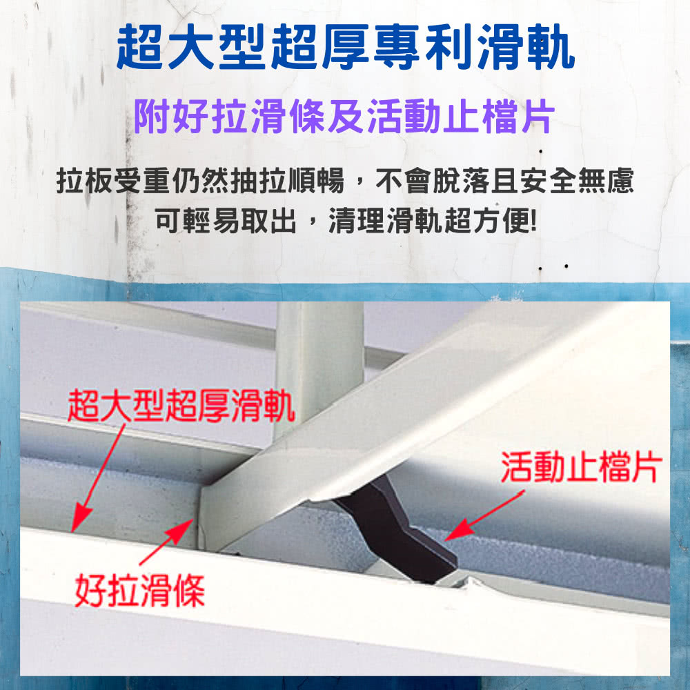 愛樂美 台灣製1拉板3小抽5層電器收納架 置物架 層架 附插