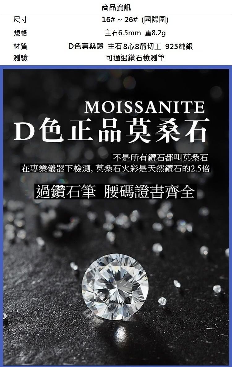 在專業儀器下檢測, 莫桑石火彩是天然鑽石的2.5倍