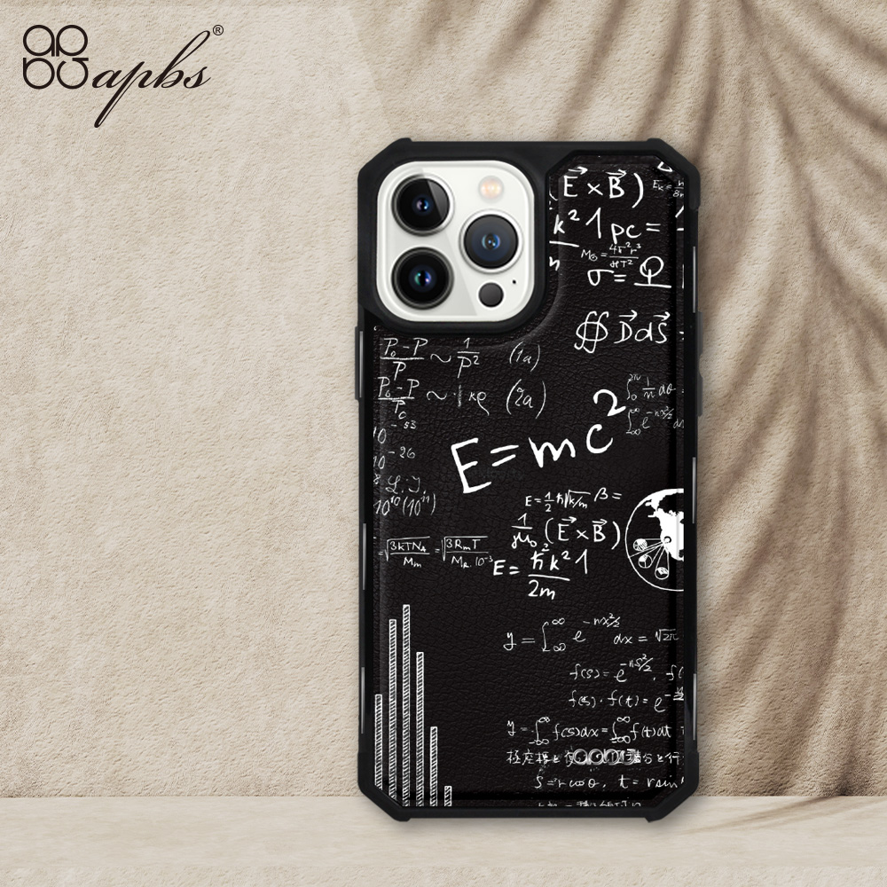 Apbs Iphone 13 Pro Max 13 Pro 13 軍規防摔皮革磁吸手機殼 質量不滅 黑殼 折扣推薦 電競電腦 手機