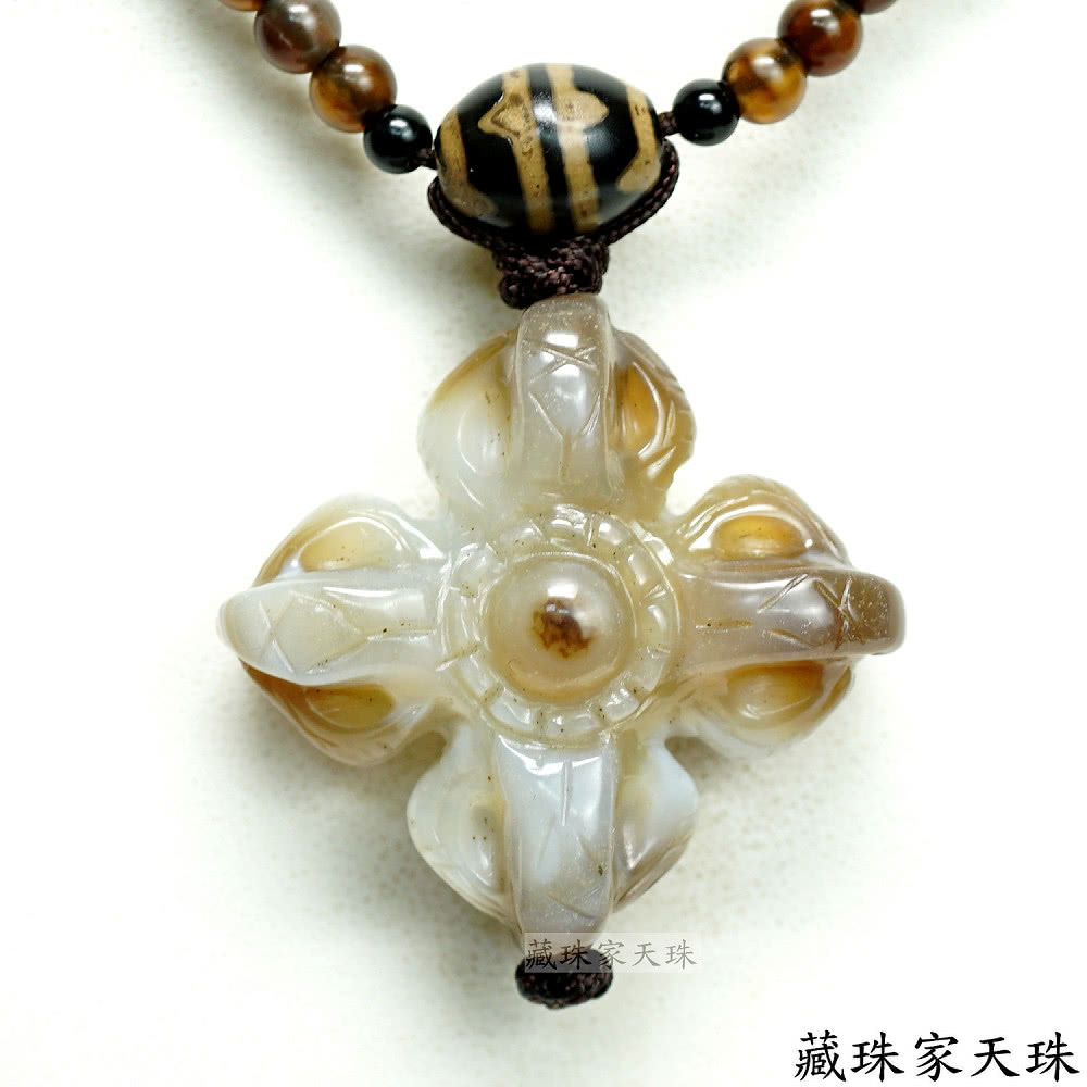 藏珠家】40mm十字金剛杵天珠項鍊- momo購物網- 好評推薦-2026年5月