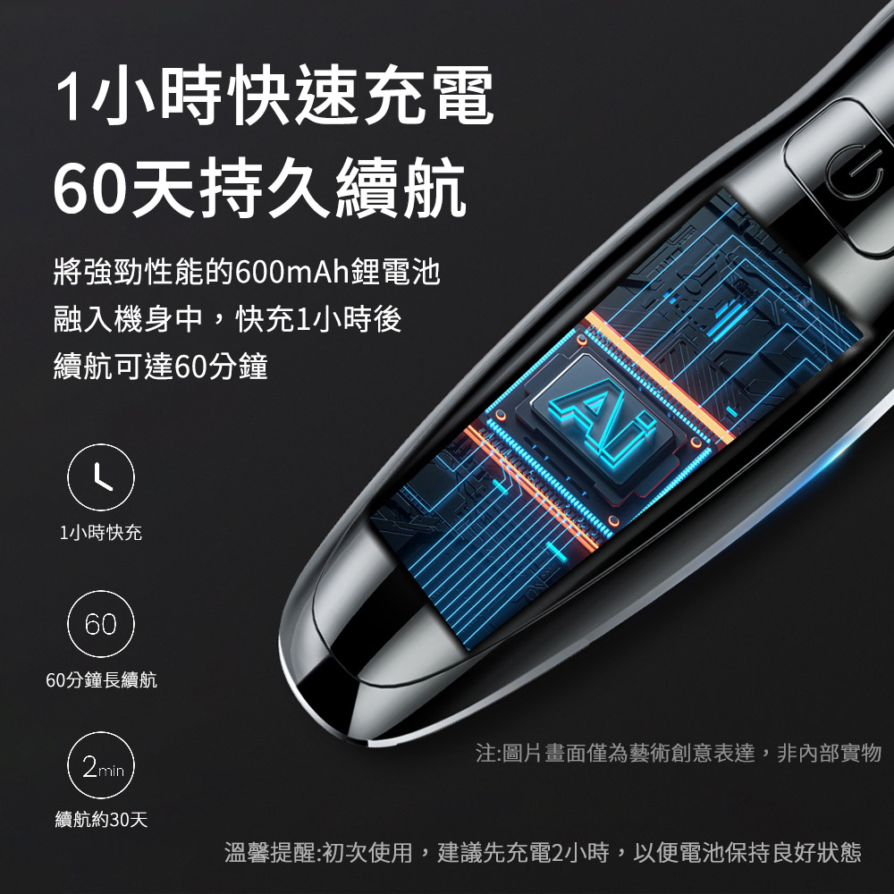 æº«é¦¨æéåæ¬¡ä½¿ç¨,å»ºè­°ååé»2å°æ,ä»¥ä¾¿é»æ± ä¿æè¯å¥½çæ