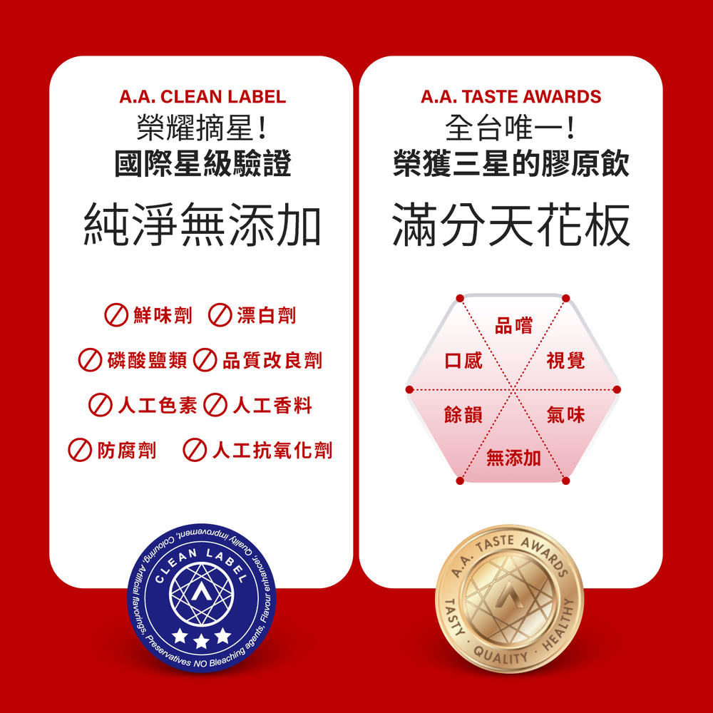 純淨無添加 滿分天花板