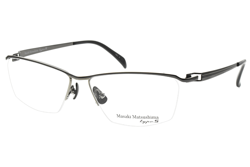 【Masaki 松島正樹】光學眼鏡流線眉框TYPE S系列(黑#MFT5050 C3 