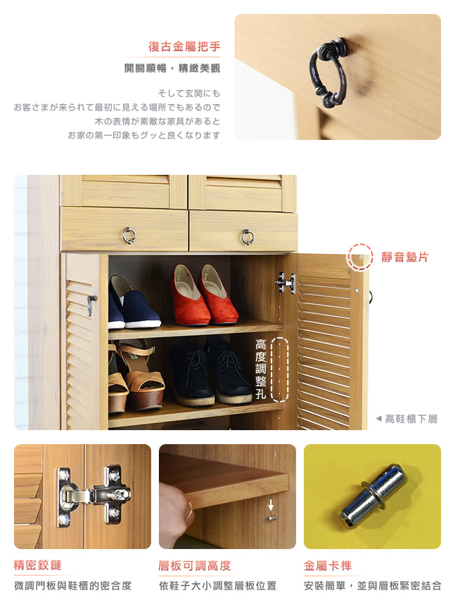 安裝簡單,並與層板緊密結合