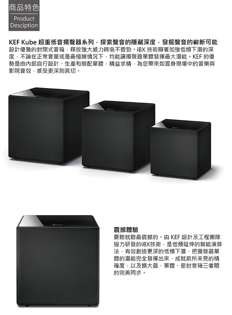 KEF英國 KUBE10B - 詳情1