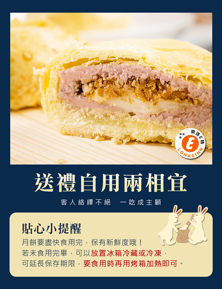 可延長保存期限,要食用時再用烤箱加熱即可。