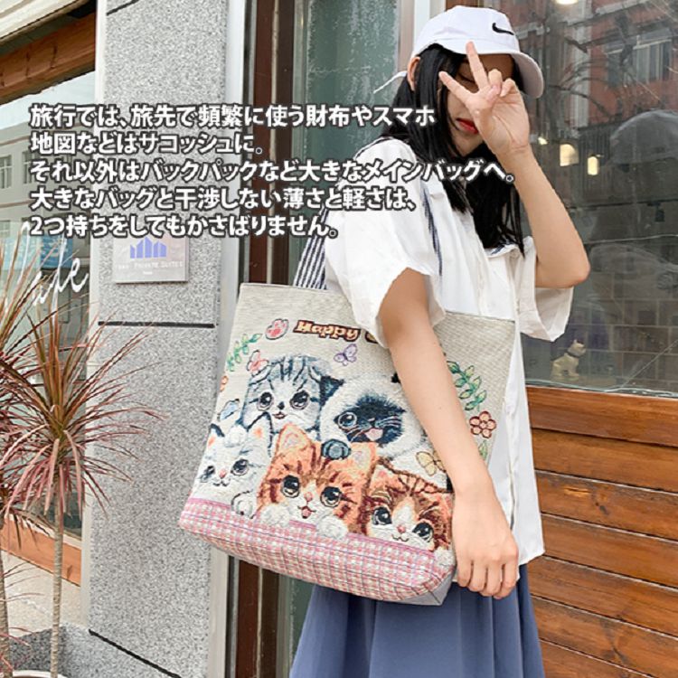 正規品販売! ロラライハリス♡ブルーデニム♡刺繍の肩掛けバッグ