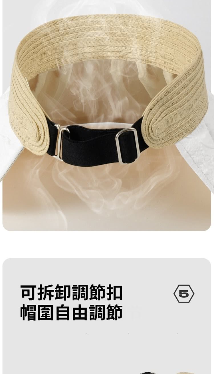 可拆卸調節扣 帽圍自由調節 