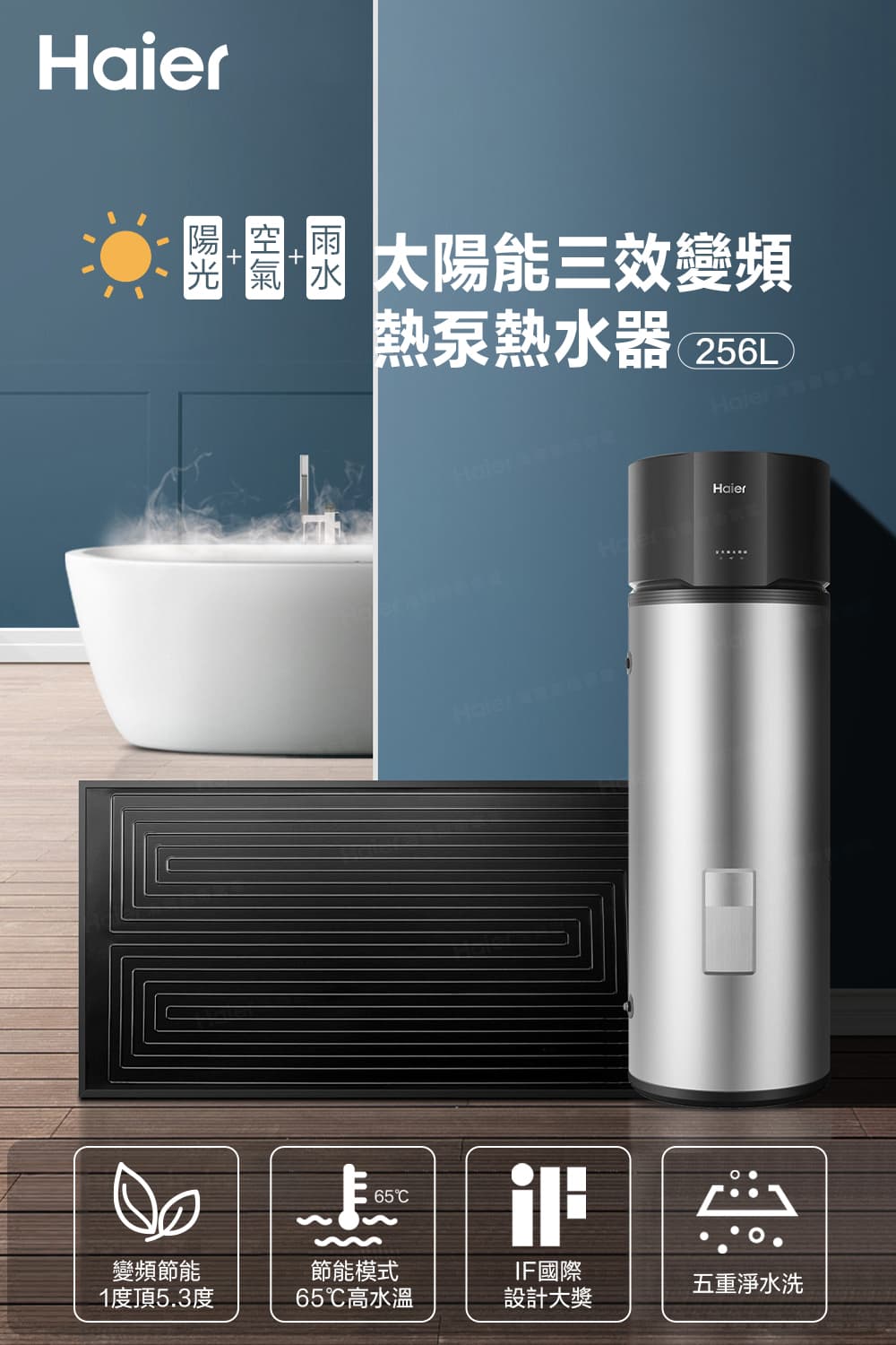 圈圈 太陽能三效變頻