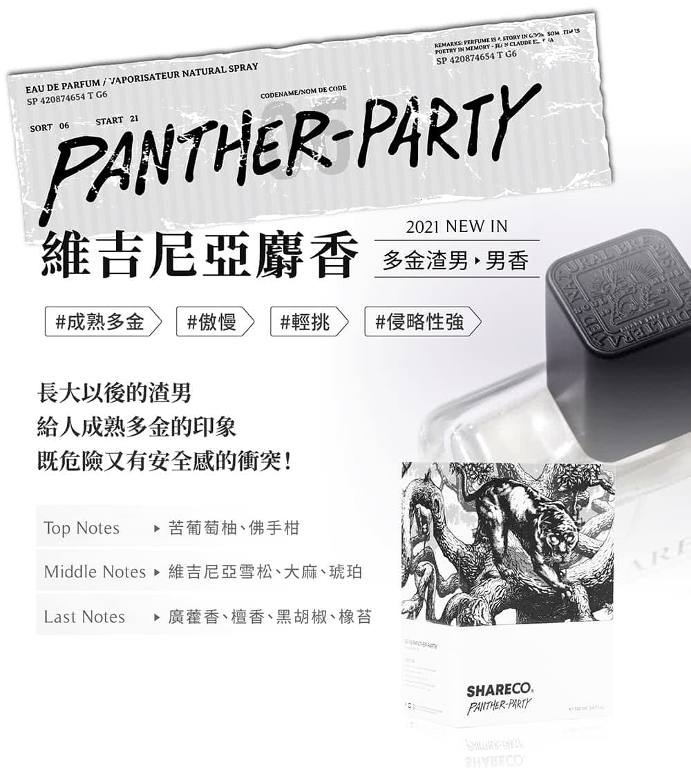 Middle Notes  維吉尼亞雪松、大麻、琥珀