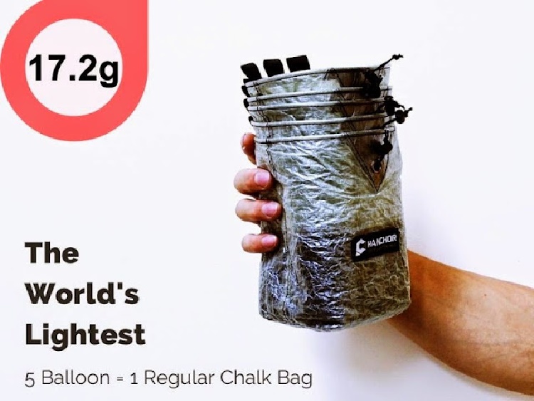 17.2gTheWorldsLightest5 Balloon  1 Regular Chalk Bag