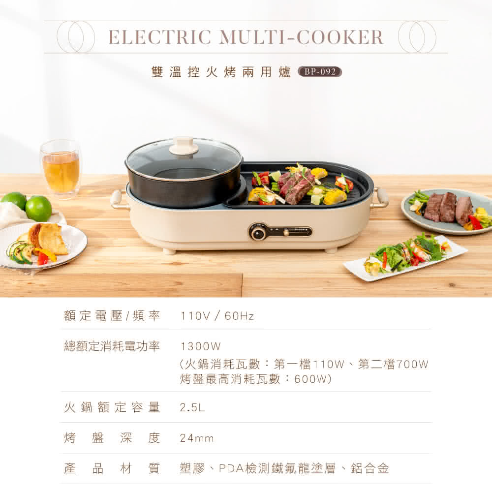 產品材質 塑膠、PDA檢測鐵氟龍塗層、鋁合金