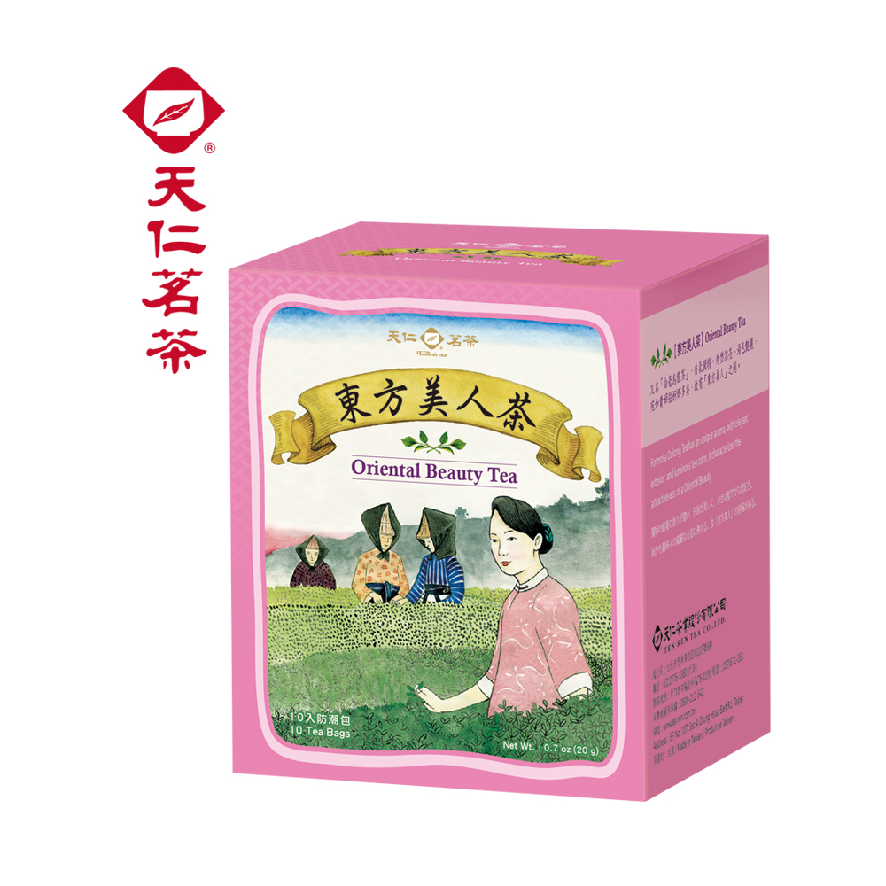 天仁 東方美茶  Orientl  Te人        and       a  Beauty防潮包10 Tea BasNet Wt : 0.7 oz (20 g)有限公司    a