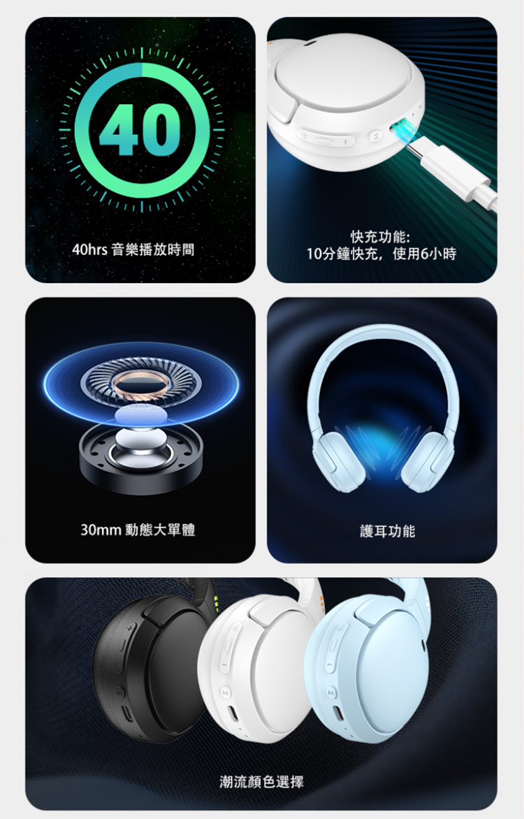 40hrs 音樂播放時間