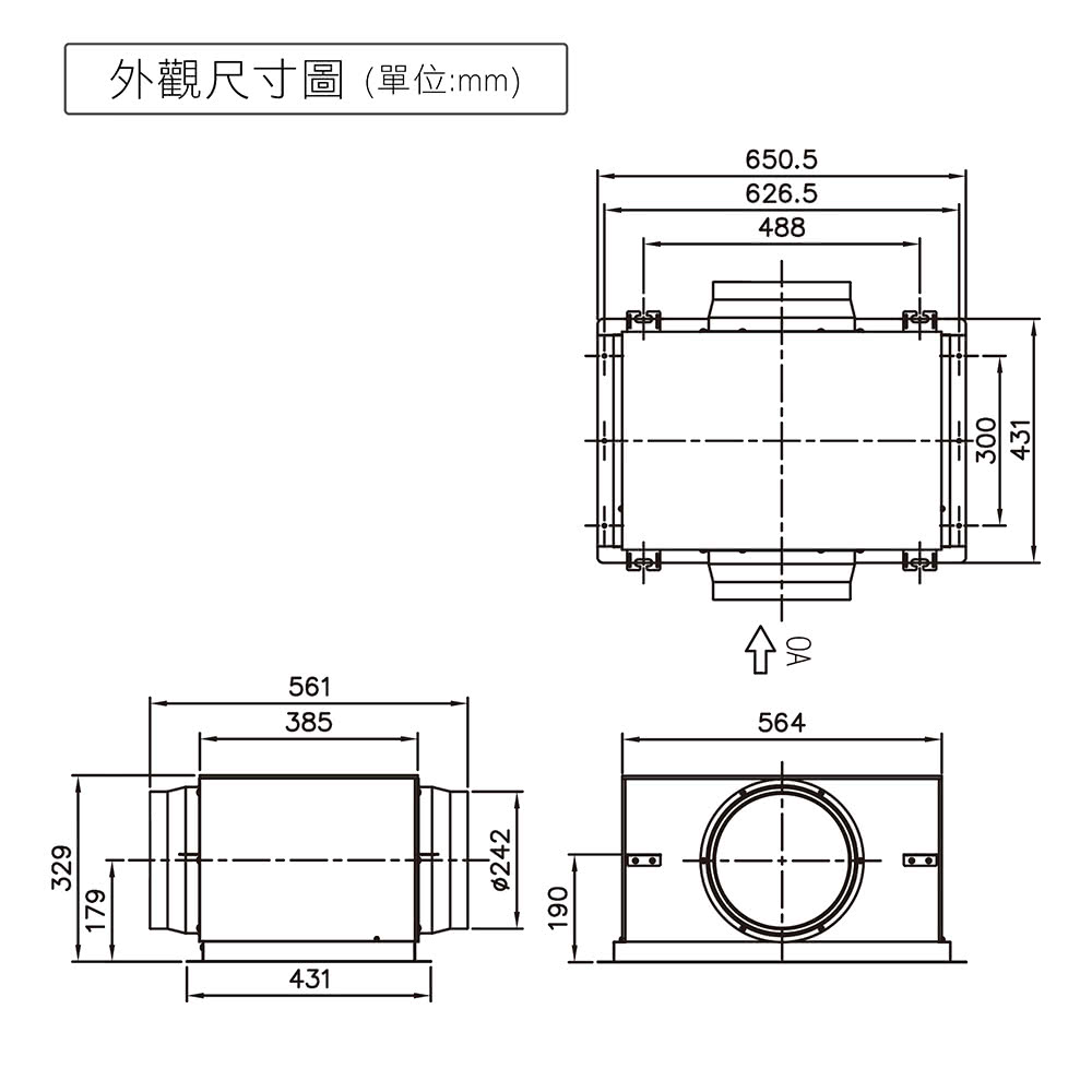 å¤è§å°ºå¯¸å å®ä½mm 