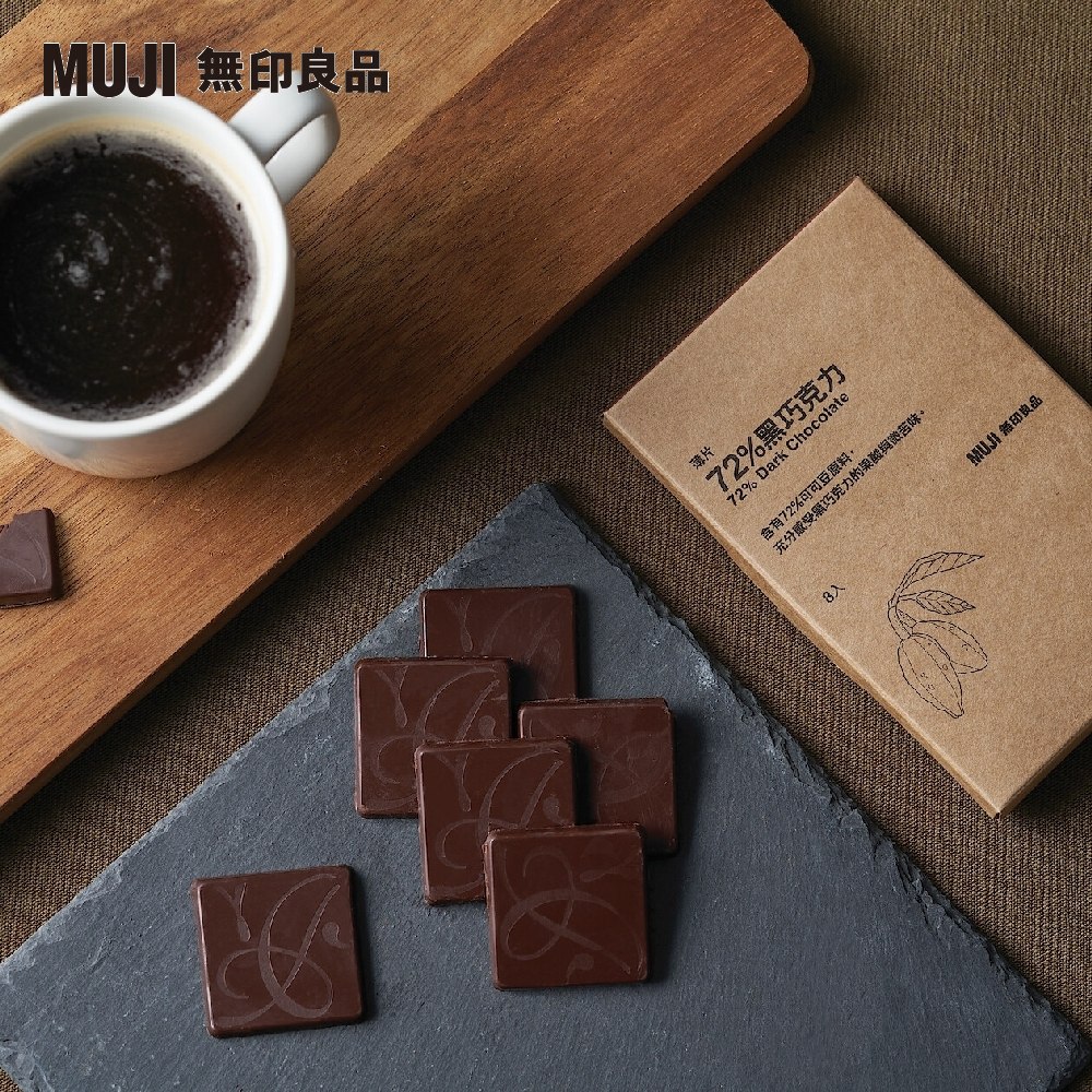 充分感受黑巧克力的果酸與微苦味。