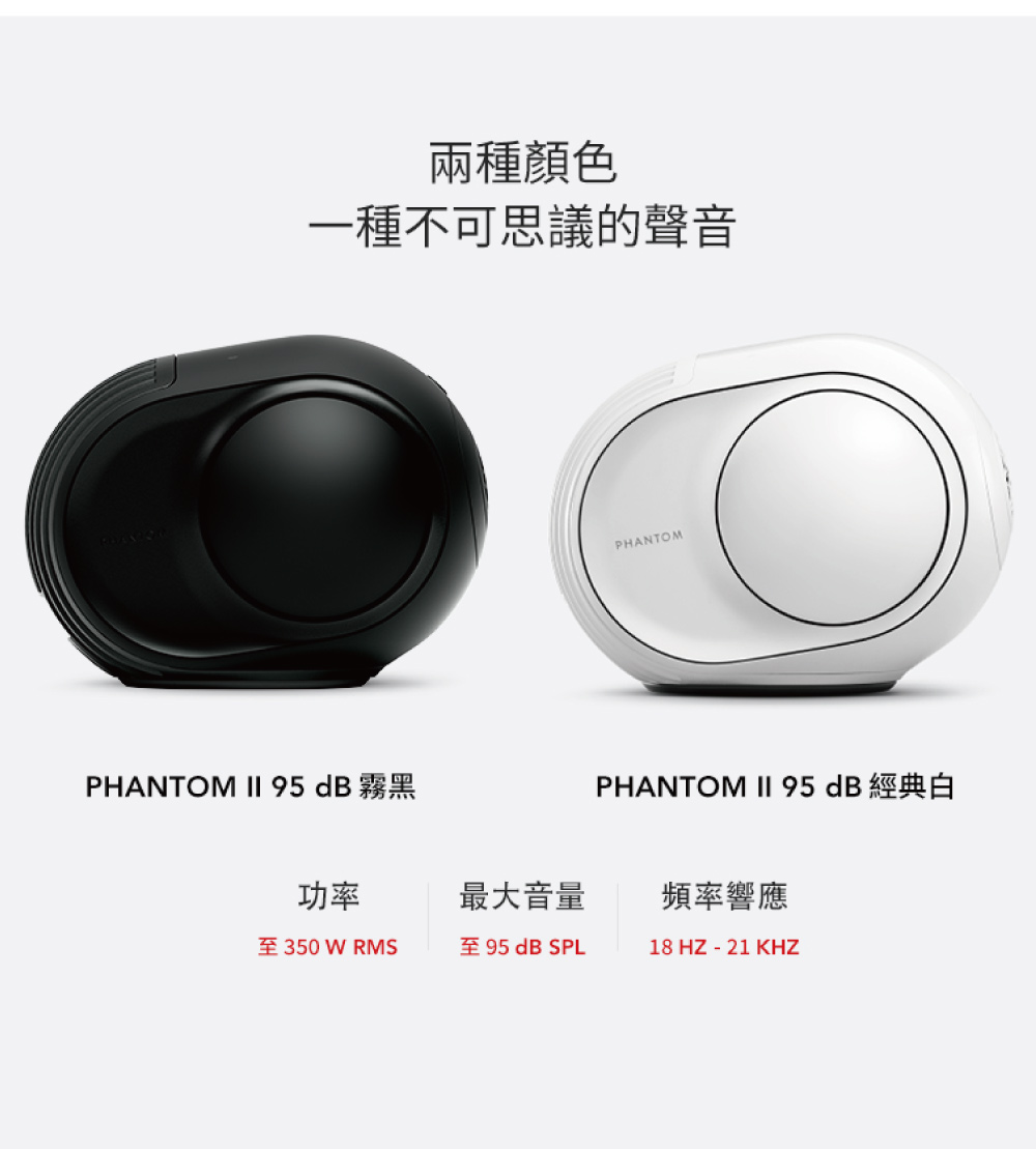 PHANTOM II 95 dB 經典白