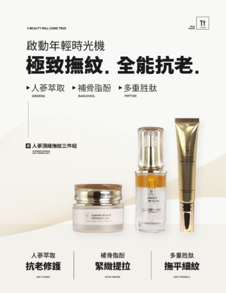 人蔘萃取 補骨脂酚多重胜肽