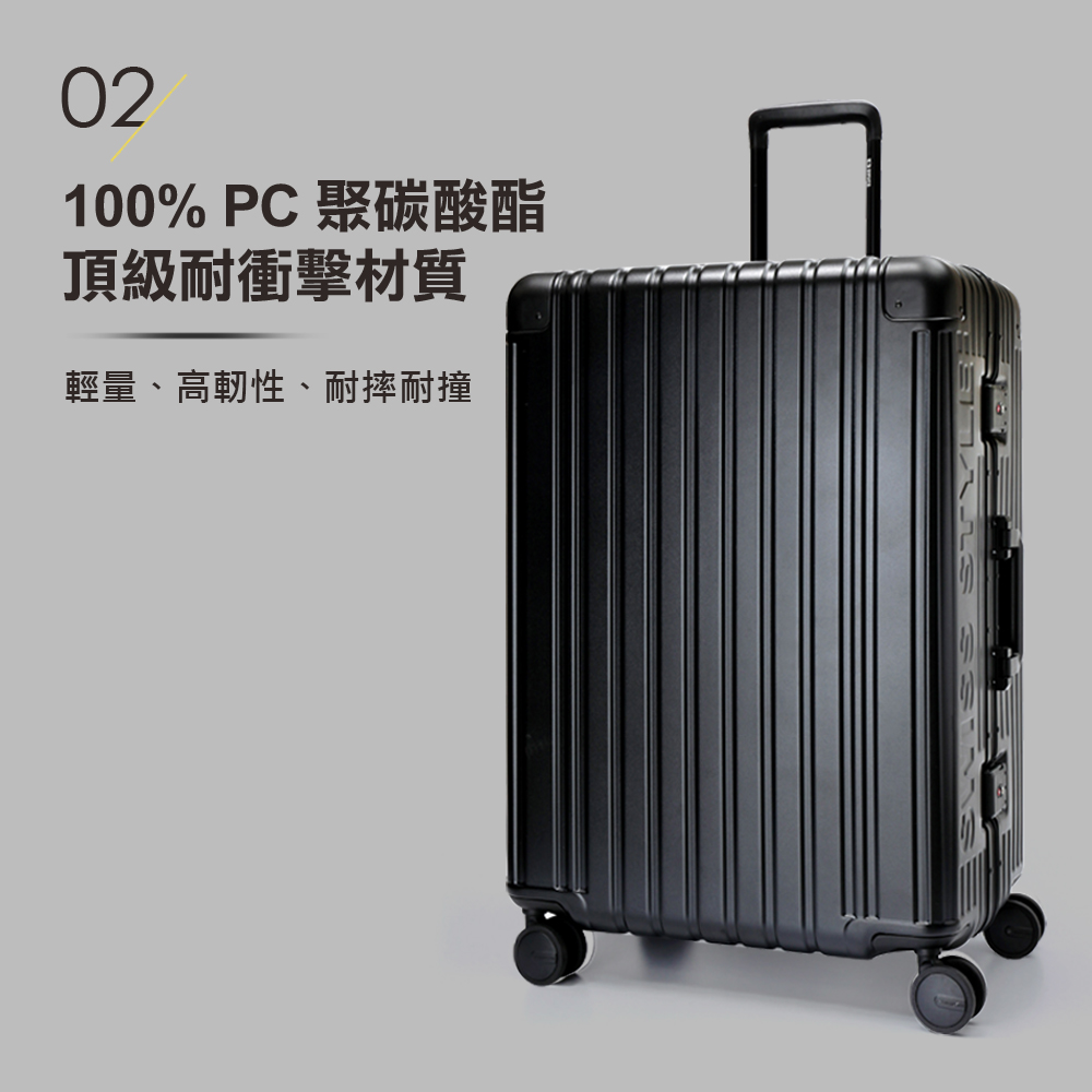 100% PC 聚碳酸酯 頂級耐衝擊材質 輕量、高韌性、耐摔耐撞 