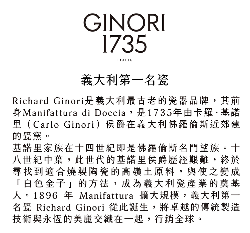 身Manifattura di Doccia,是1735年由卡羅基諾