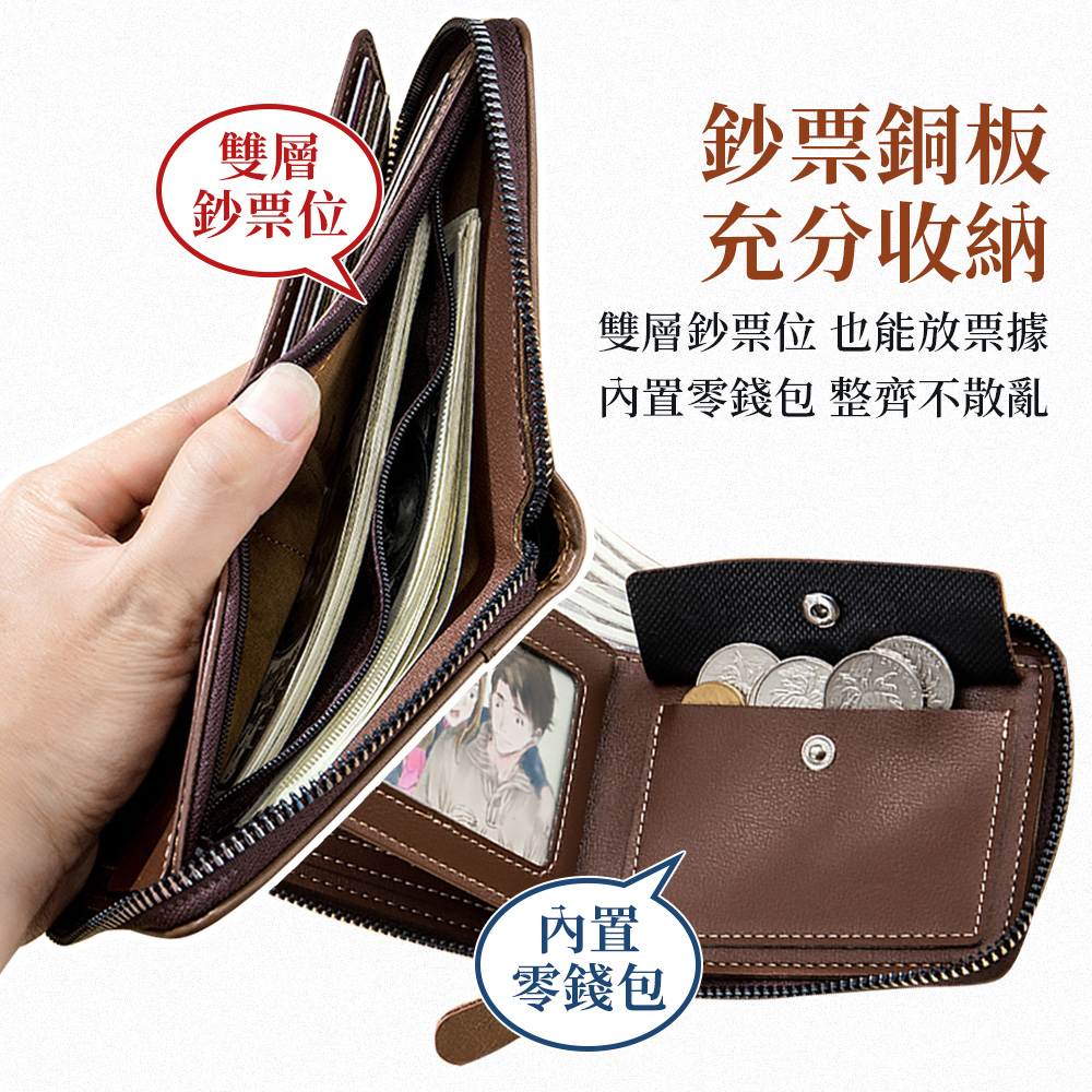 雙層鈔票位 也能放票據